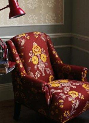 ZOFFANY ROSES AND CORN FABRIC